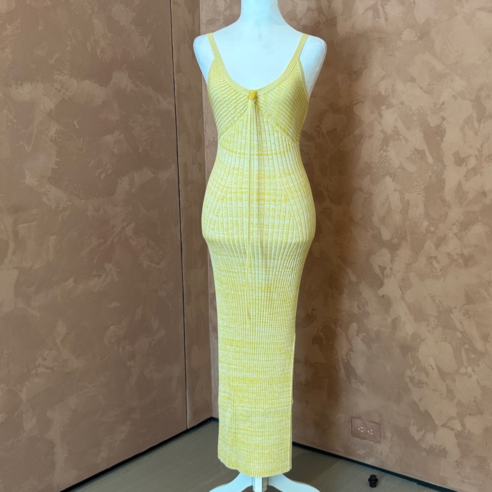 Jonathan Simkhai Lemon Knit Dress